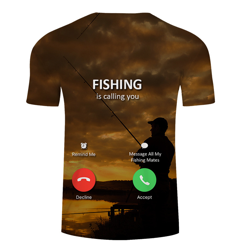  Tričko rybolov volá